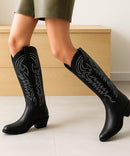 Bota Texana Feminina Cano Alto Country Estilosa | Anabeaz