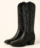 Bota Texana Feminina Cano Alto Country Estilosa | Anabeaz