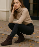 Bota Feminina Cano Curto de Inverno com Forro Macio | Lima