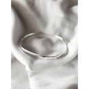 Pulseira Bracelete Feminino Prata 925 Pura Delicado Fio Meia Cano Redondo