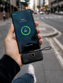 PowerGo Mini Carregador Portátil Compacto Para iPhone e Android | 3 em 1