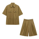 conjunto feminino, conjunto feminino verão, conjunto camisa e shorts, conjunto casual feminino, conjunto office casual, conjunto feminino elegante, moda feminina verão, conjunto leve feminino, conjunto confortável feminino, roupa feminina casual zara loja anabeaz