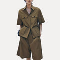 conjunto feminino, conjunto feminino verão, conjunto camisa e shorts, conjunto casual feminino, conjunto office casual, conjunto feminino elegante, moda feminina verão, conjunto leve feminino, conjunto confortável feminino, roupa feminina casual zara loja anabeaz
