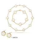 Conjunto de colar, pulseira e brincos de 3 peças de trevo de quatro folhas em aço titânio 18K, moderno e que não desbota conjunto alhambra
kit trevo Colar cordão corrente Neymaar trevo virginiia Modelo de Luxo prata e dourado choker
colar pulseira e brinco
joias femininas
trevo 4 folhas
Anabeaz
