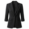 blazer feminino alfaiataria preto
blazer alfaiataria feminino preto 
blazer slim fit preto 
moda executiva feminina preto 
blazer feminino elegante preto 
anabeaz