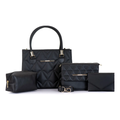 Kit bolsa feminina de couro legítimo elegante