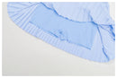 Saia Shorts de Nylon Plissada com Elastano e Cós Alto Anabeaz