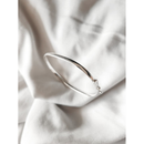 Pulseira Bracelete Feminino Prata 925 Pura Delicado Fio Meia Cano Redondo