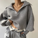 suéter tricot feminino
suéter gola polo feminino
suéter patchwork feminino
suéter inverno elegante
blusa tricot manga longa
suéter feminino lenogue
moda feminina inverno